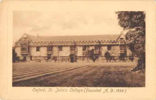 uk20895 st johns college oxford echtfoto uk