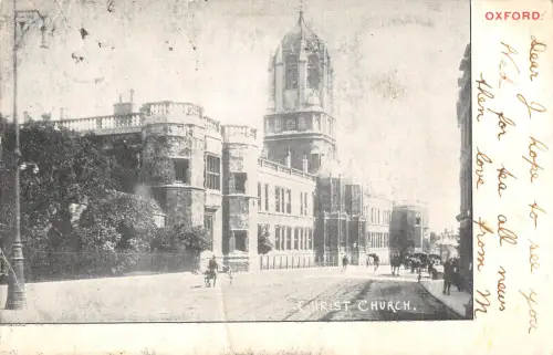 uk20010 christ church oxford real photo uk