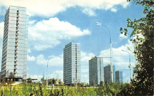 B110588 Russland Moskauer Wohnhäuser an der Lenin-Allee