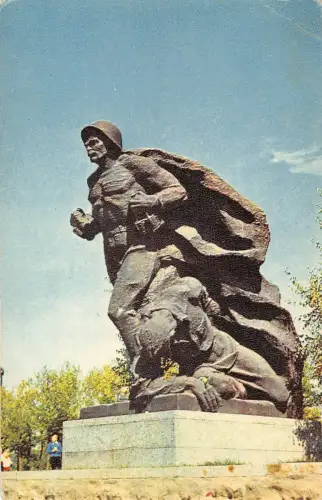 B110411 Russland Wolgograd Denkmal Statue Denkmal