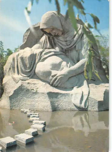 B110407 Russland Stadtheld Wolgograd Statue Denkmal