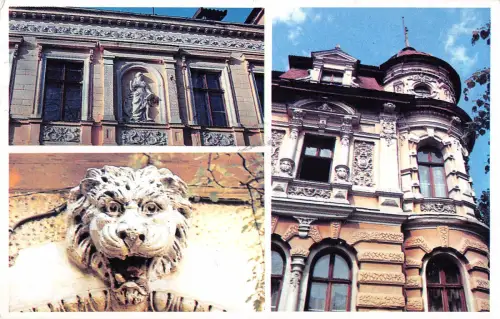 B110135 Russland Lomonossow Waisenhaus für Kinder Statuen