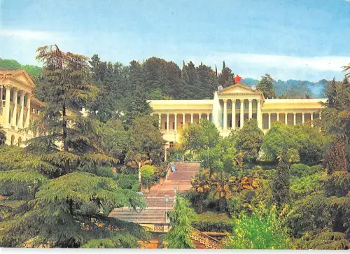 B110105 Russland Sotschi Sanatorium Promenade
