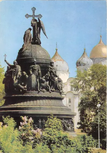 B110412 Russland Nowgorod Denkmal Tausendster Jahrestag Russlands