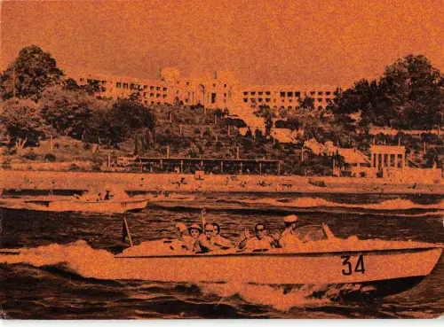 B110062 Russland Sotschi Sanatorium der neuen Sotschi Bootsbateau