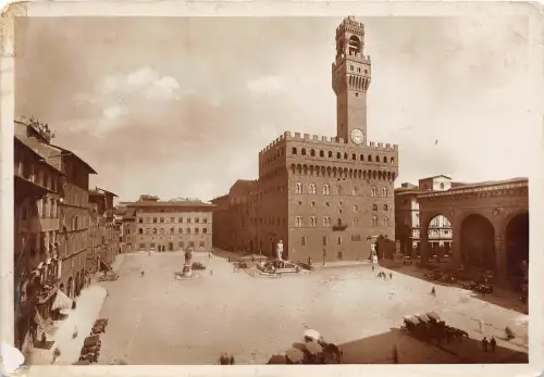 B71214 Firenze Plazza della Signoria Italien