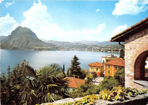 BG17642 castagnola lugano panorama e monte s s salvatore italy