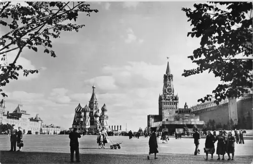 B107296 Russland Moskauer Platz Promenade Kirche Echtfoto UK