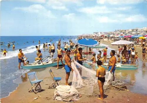 BG11404 Tor Vaianica Spiaggio Boot Peche Angeln Italien