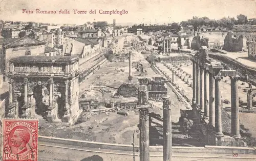 BR37097 Foro Romano dalla torre del Campidoglio italy