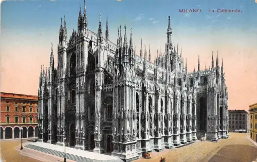 Br32935 Milano La Cathedrale italy