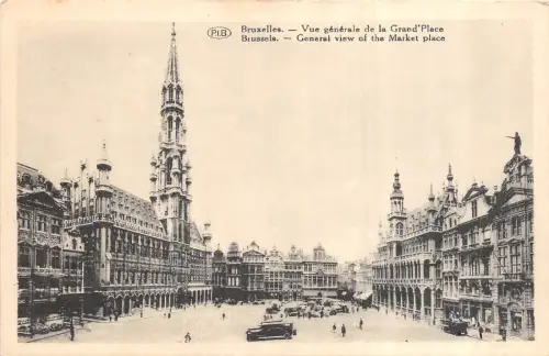 BR35949 Vue generale de la grand palce Bruxelles belgium