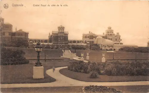 BR32390 Ostende Chalet Royal du cote de la ville belgien