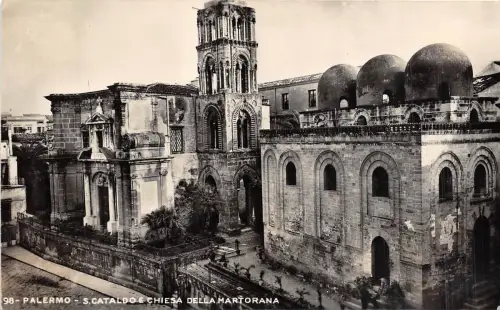 Br35273 Palermo S.CAtaldo e Chiesta della Martorana italy