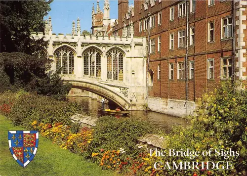 uk1529 die Seufzerbrücke Cambridge Echtfoto UK