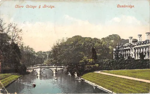 uk23778 clare college and bridge cambridge uk
