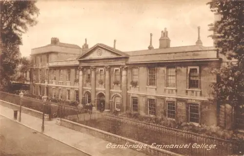 uk27446 emmanuel college cambridge real photo uk
