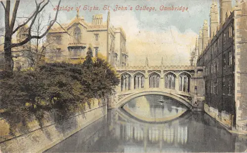 uk20094 seufzerbrücke st johns college cambridge uk