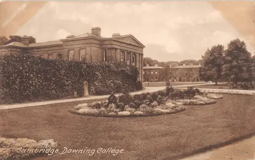 uk4014 downing college cambridge real photo uk