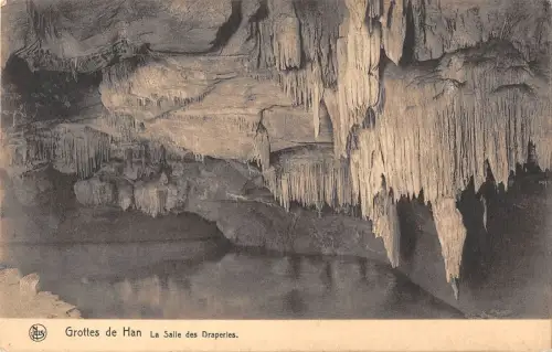 BR55621 La salle des Draperies Grottes de Han belgium