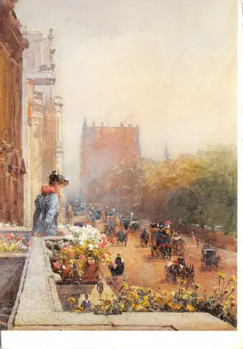 B53962 Rose Barton Piccadily im Juni Gemälde