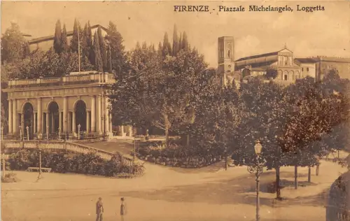 Br33995 Firenze Piazzale Michelangelo Loggetta italy