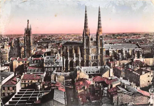 BR10882 Fassade Nord de la Kathedrale St andre Bordeaux Frankreich