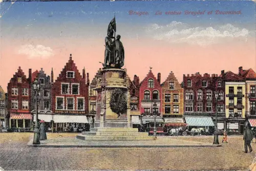 BR55806 Brügge la Statue Bregoel Belgien