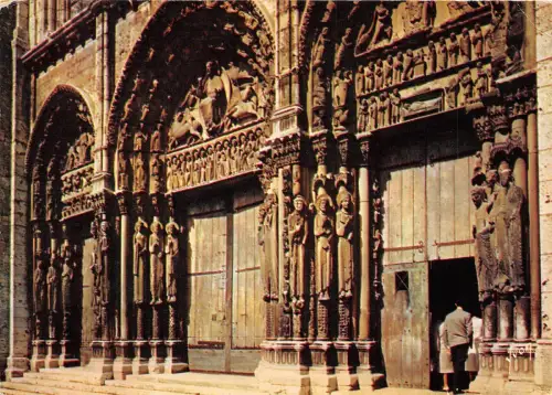 BR751 Frankreich Chartres Le Portail Royal de la Cathedrale