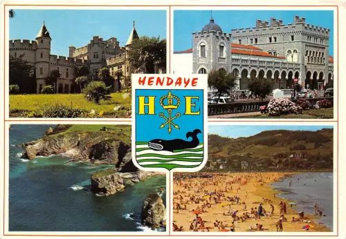 BR8382 Hendaye le Chateau Abbadia Frankreich