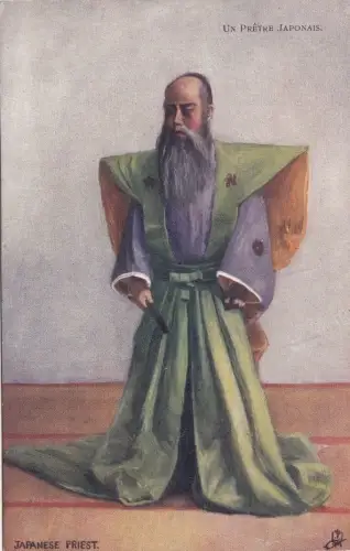 B78031 un pretre japonais preist japan scan front/back image