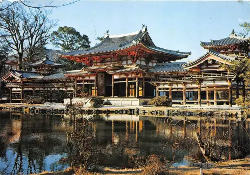 B90123 Hoody Phoenix Hall of Uji Byodoin Kyoto Japan