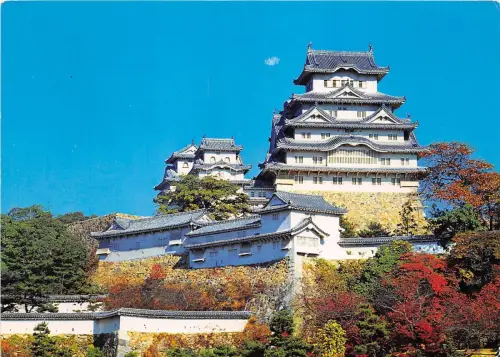 B90120 himeii castle shirasagi castle japan