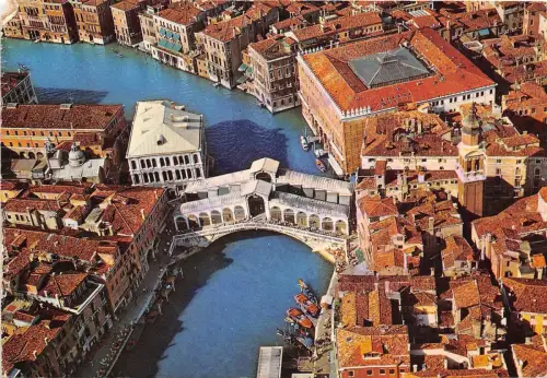 B75854 vue aerienne du rialto venezia italy