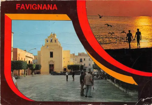 B58512 Isola di Favignana Egadi multiviews italy