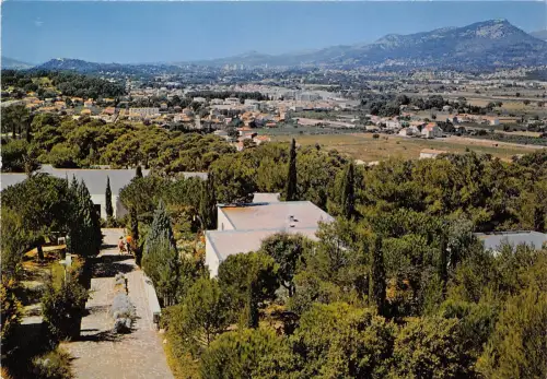 BR3498 Le Pradet vue d ensemble du village au loin Toulon et le Mont Faro france