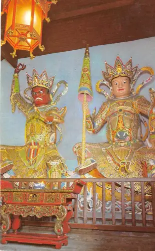 BR25759 Shanghai Jade Buddha Tempel Himmlischer König der Ferne Sicht 2 Scans Porzellan