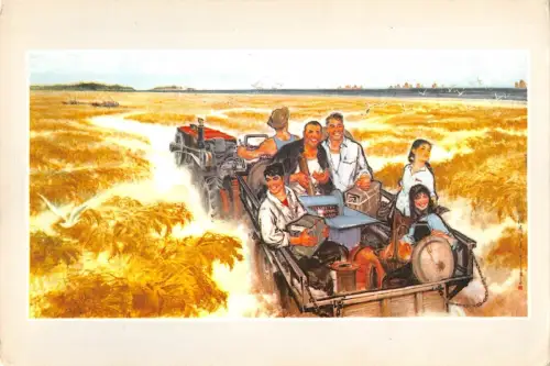 BR57889 La joie d une moisson abondante paint peintures China