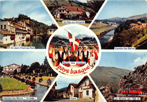 BR6492 Pays Basque danse des arceaux france