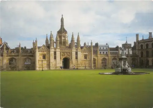 B84282 Kabine Haupteingangstor zum King S College UK