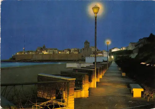 B52369 Termoli Nocturne pris de le Long de la mer italy