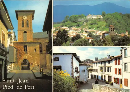 BR3202 La vieille et citadele, multi view saint jean pied de port france