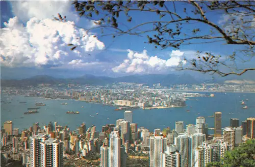 us8299 hong kong and kowloon from the peak china