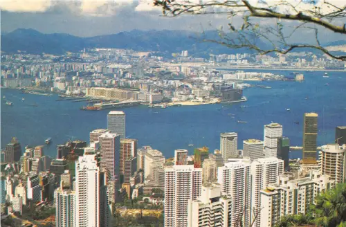 us8300 hong kong und kowloon aus dem peak china