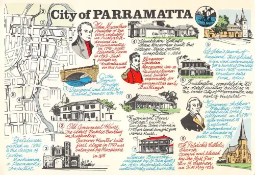 BR101917 Stadt Parramatta Postkarte Australien