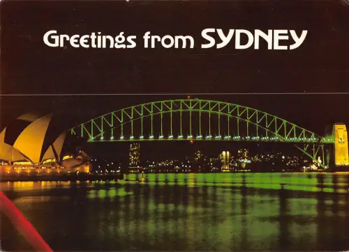 BR101950 sydney by night greetings australia
