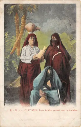 Lot162 Hafen besagte Ägypten Typen Kostüm drei Burschen zum Brunnen