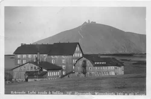 BT2850 Harrachov Harrachsdorf Riesengebirge Hotel Tschechien Echtfoto