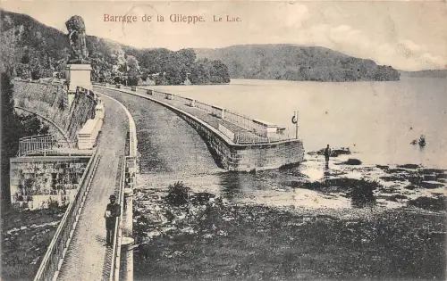 BR40122 barrage de la gileppe le lac belgien Belgien