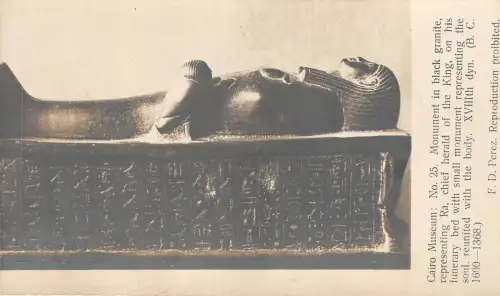 Lot179 Kairo Museum Ägypten Monument of Ra Postkarte